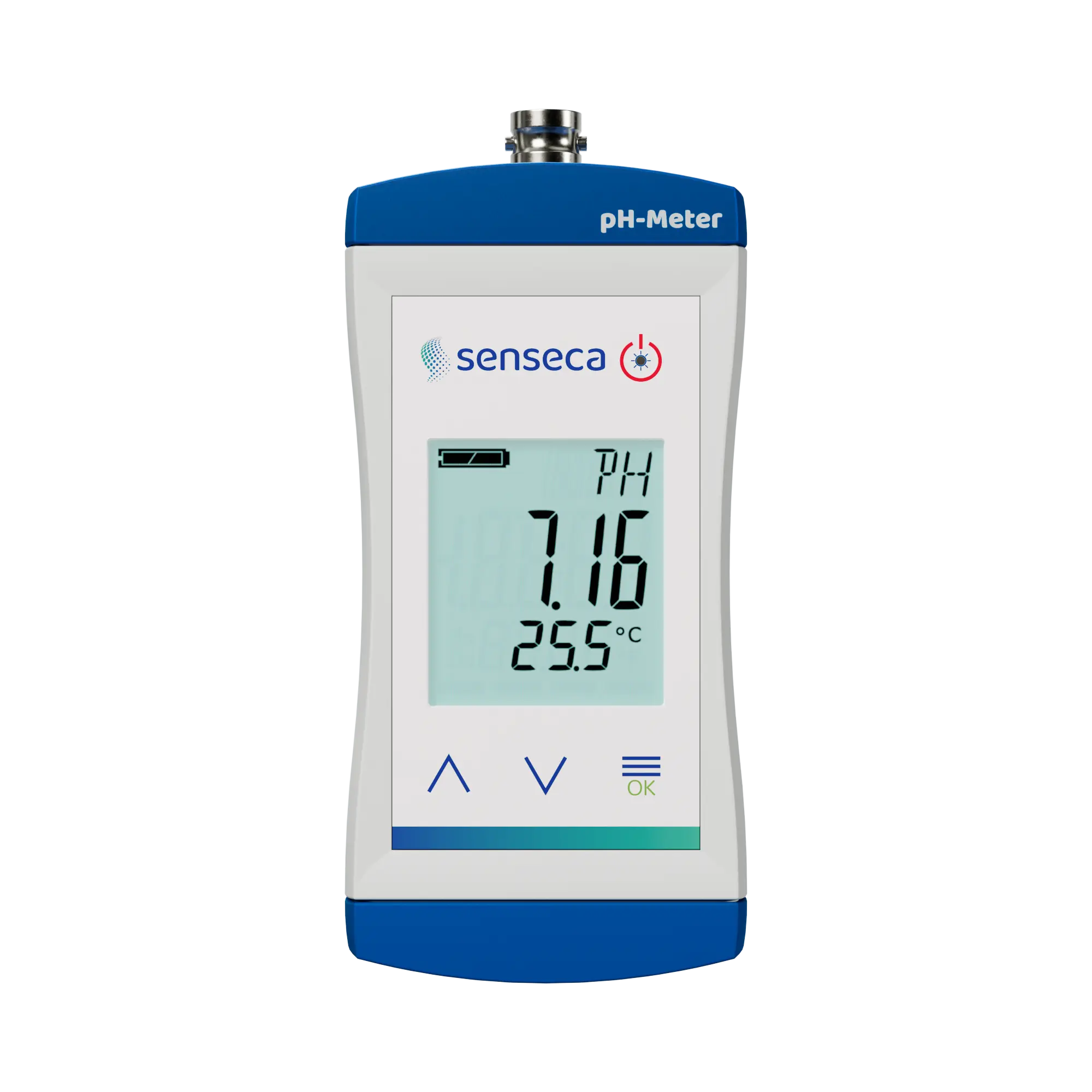 Vattentät pH- och ORP-mätare med temperaturingång (Pt1000)